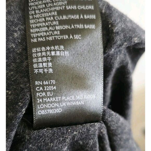 Free People Beach Fulton Jumpsuit XS Gray V-Neck Flowy Resort Boho Wide Leg - Picture 9 of 10